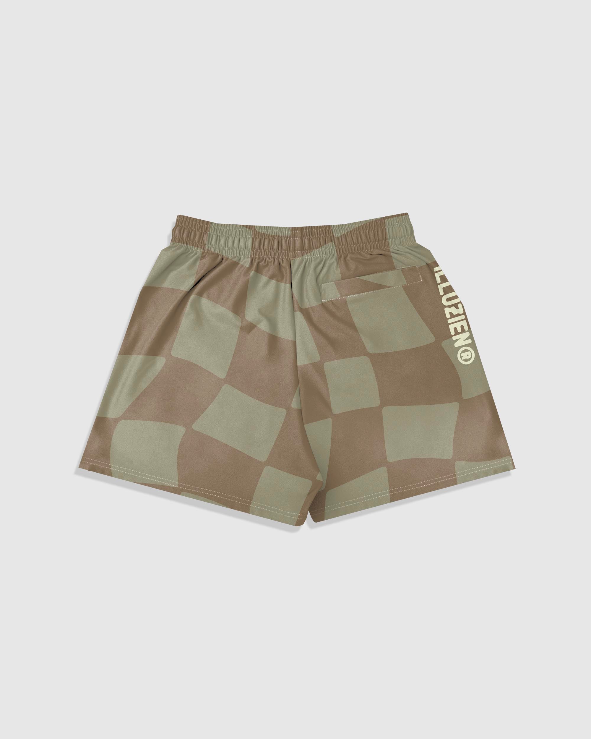 Stoga Melted Check 6 in. Shorts - Illuzien